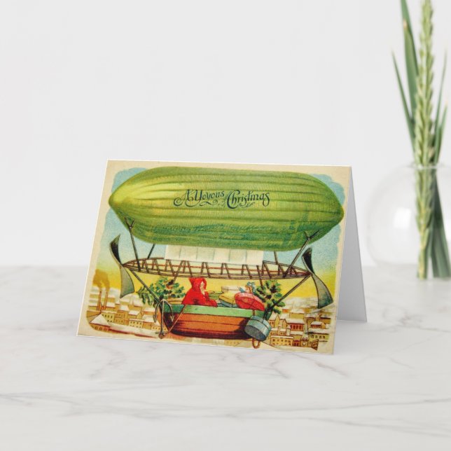 'Tis the Season to be Dirigible Card (Front)