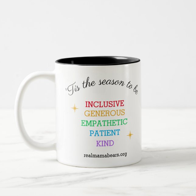 Tis the season to be inclusive mug (Left)