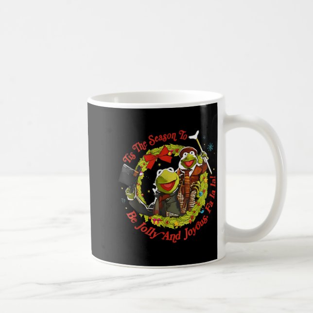 Tis The Season To Be Jolly And Joyous Christmas  Coffee Mug (Right)