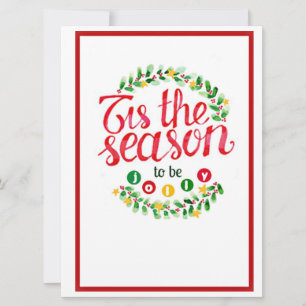 Tis the Season to be Jolly Christmas Party Invitation