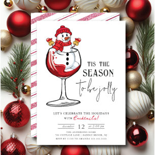 Tis the Season to Be Jolly! Cocktail Party Invitation