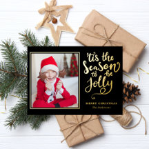 Tis The Season To Be Jolly Editable Color Photo
