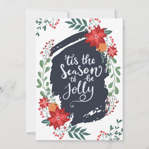Tis the Season to be Jolly Holiday Card