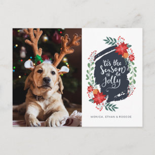 'Tis the Season to be Jolly Photo Holiday Card