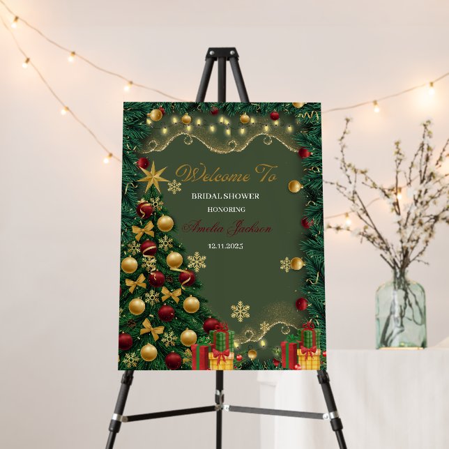 Tis the Season to be Married Bridal Shower  Foam Board (In Situ (Stand))