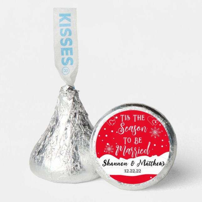 Tis the Season to be Married Hersheys Kisses Hershey®'s Kisses® (Front)