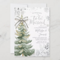 Tis the Season to be Married Silver Winter Wedding