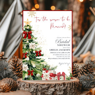 Tis the Season to Be Married Winter Bridal Shower Invitation