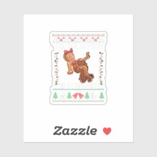 Tis The Season To Be Naughty Christmas Sticker