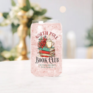 'Tis the Season to Be Reading Can Glass