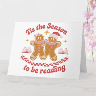 Tis The Season To Be Reading Christmas School  Card
