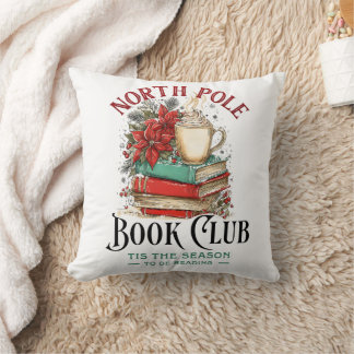 'Tis the Season to Be Reading  Throw Pillow