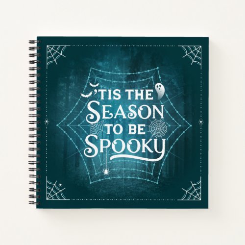 Tis the Season to be Spooky College_ruled Sq Note Notebook