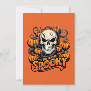 Tis The Season To Be Spooky Holiday Card