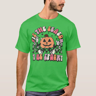 Tis The Season To Be Spooky Pumpkin Funny Hallowee T-Shirt