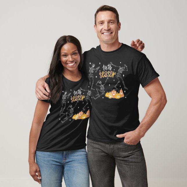 Tis The Season To Be Spooky Shirt, Halloween Skull T-Shirt (Unisex)