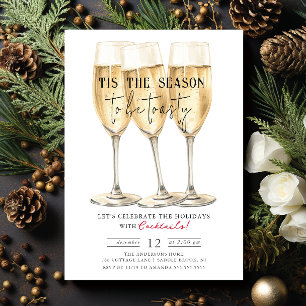 'Tis the Season to Be Toasty! Cocktail Party Invitation