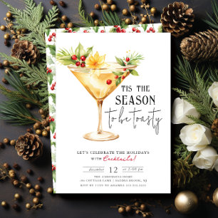 'Tis the Season to Be Toasty! Cocktail Party Invitation