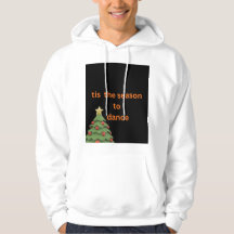 tis the season to dance Christmas tree hoodie