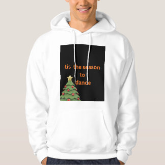 tis the season to dance Christmas tree hoodie