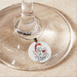 &#39;Tis The Season to Get Tipsy  Wine Charm