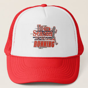 Tis the Season to go Running Festive Christmas Trucker Hat