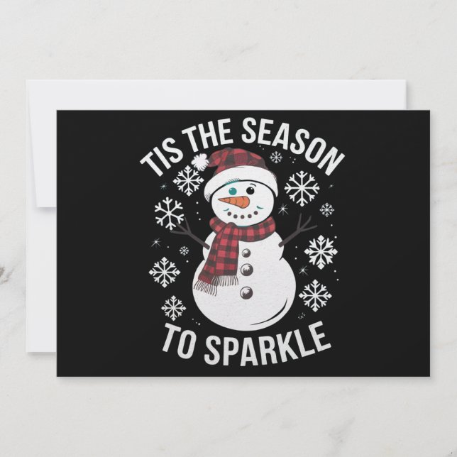 Tis The Season To Sparkle Christmas Holiday Gift (Front)