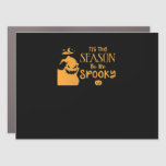 Tis The Season To Spooky Halloween Sarcastic Funny Car Magnet