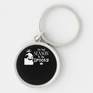 Tis The Season To Spooky Halloween Sarcastic Funny Keychain