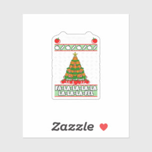 Tis The Season To Vegan Christmas Pajama X-Mas Veg Sticker