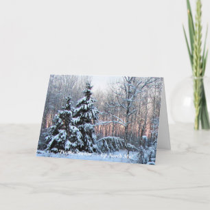'Tis the Season Up North Mn! Merry Christmas Thank You Card