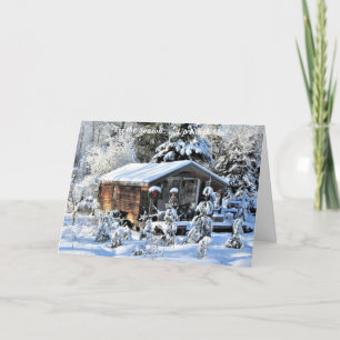 'Tis the Season Up North Mn! Merry Christmas Thank You Card