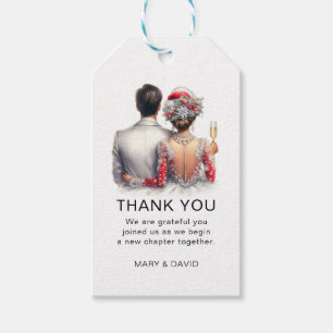 Tis' The Season Wedding Thank You Gift Tags