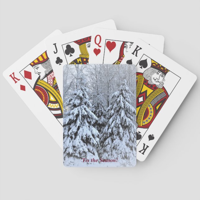 'Tis the Season . . .  Winter Holiday Poker Cards (Back)