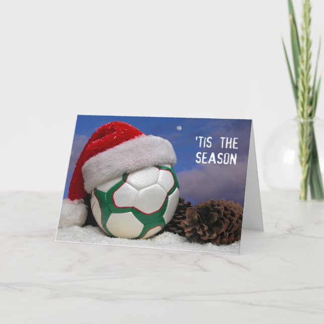 Tis The (Soccer) Season Holiday Card (Front)