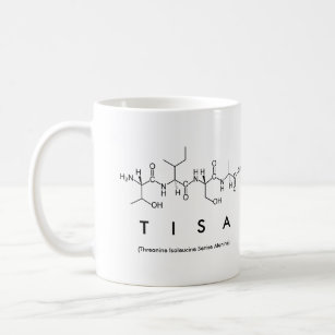 Tisa peptide name mug