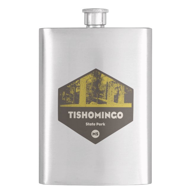 Tishomingo State Park Mississippi Flask (Front)