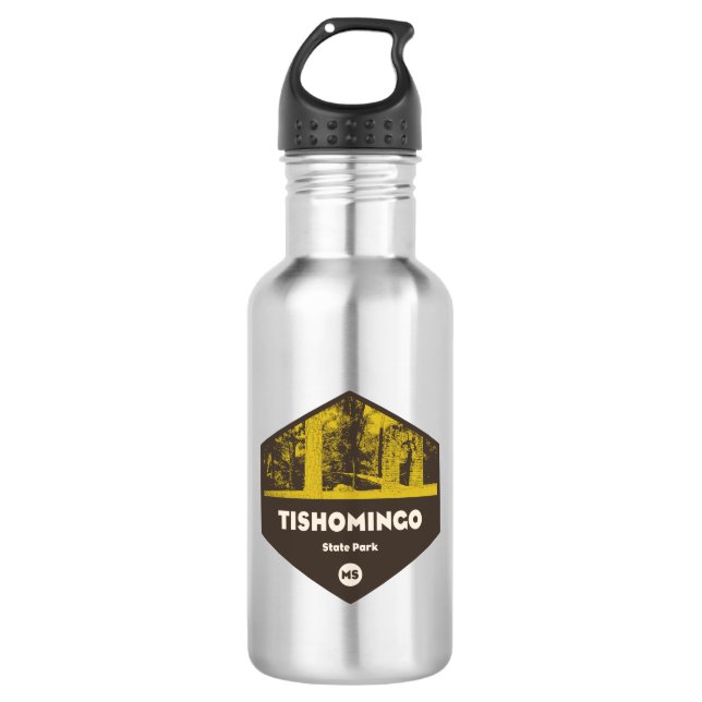 Tishomingo State Park Mississippi Stainless Steel Water Bottle (Front)