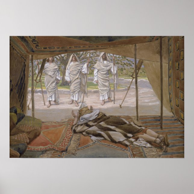 Tissot - Abraham And The Three Angels 1896 Poster (Front)