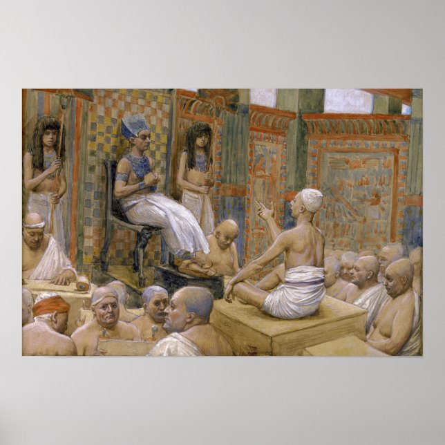 Tissot - Joseph Interprets Pharaoh's Dream Poster (Front)