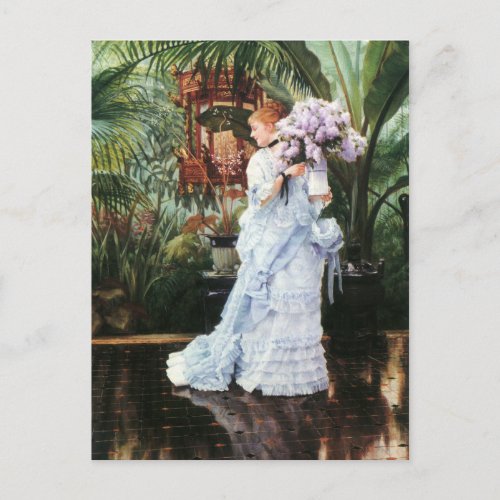 Tissot Lilacs Postcard
