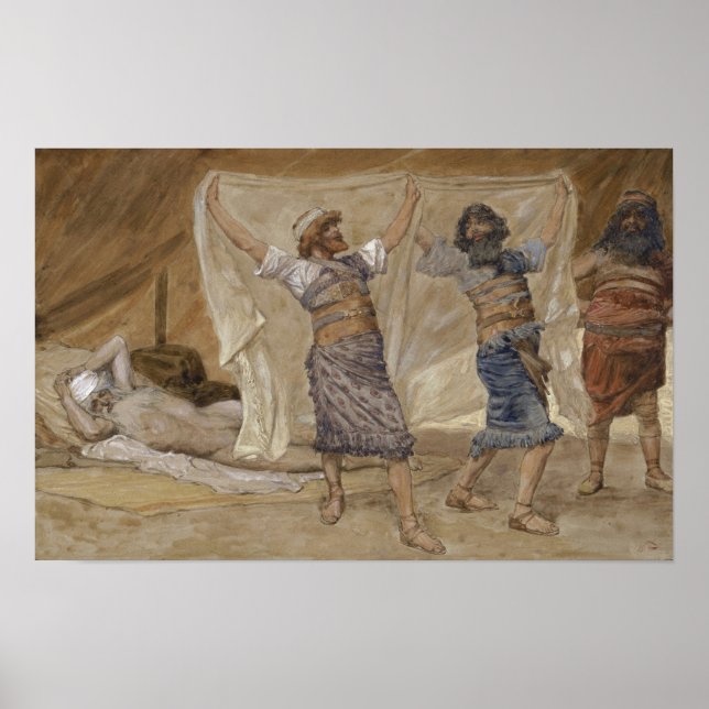 Tissot - Noah's Drunkenness 1896 Poster (Front)