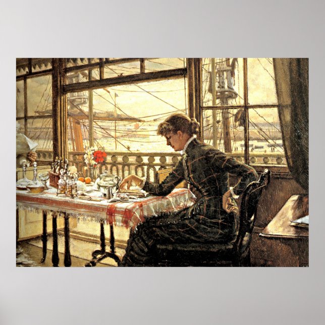 Tissot: Room Overlooking the Harbor Poster (Front)