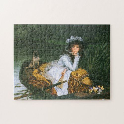 Tissot Young Lady in a Boat Jigsaw Puzzle