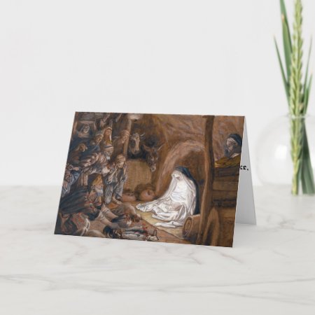 Tissot's "the Adoration Of The Shepherds" Card