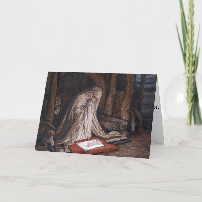 Tissot's "The Birth of Our Lord Jesus Christ" Card (Front)