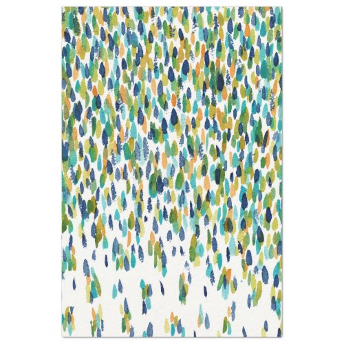Tissue Blue Green Yellow Artist Painting Soft Wrap Tissue Paper