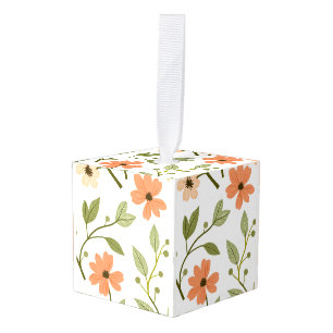Tissue box cube ornament