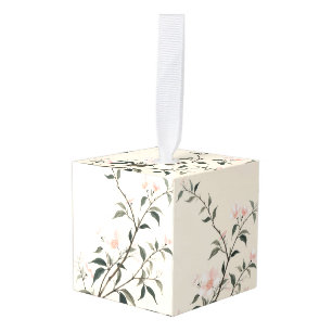 Tissue box cube ornament