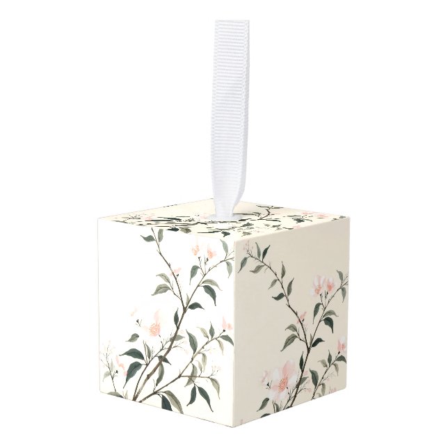 Tissue box cube ornament (Front Angled)